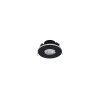 Trio lights Lamont recessed light LED black, 1-light source