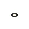 Trio lights Lamont recessed light LED black, 1-light source