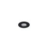 Trio lights Lamont recessed light LED black, 1-light source