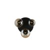 Trio lights Lumina ceiling light black, 3-light sources