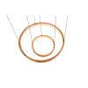 Trio lights Lynwood pendant light LED Light wood, 1-light source