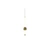 Trio lights Melita pendant light LED brass, 1-light source
