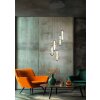 Trio lights Minerva pendant light LED colourful, 5-light sources