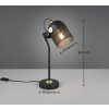 Trio lights Mixa table lamp black, 1-light source
