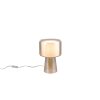 Trio lights Rocka table lamp brown, gold, 1-light source