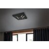 Trio lights Snip ceiling light LED black, 1-light source, Remote control