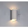 Trio lights Soka wall light grey, 2-light sources