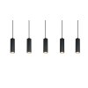 Trio lights Soka pendant light black, 5-light sources