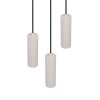 Trio lights Soka pendant light grey, 3-light sources