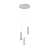 Trio lights Soka pendant light grey, 3-light sources
