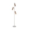 Trio lights Soka floor lamp brown, 3-light sources