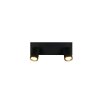 Trio lights Soka ceiling spotlight black, 2-light sources