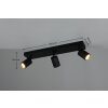 Trio lights Soka ceiling spotlight black, 3-light sources