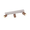 Trio lights Soka ceiling spotlight brown, 3-light sources