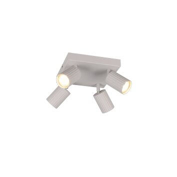 Trio lights Soka ceiling spotlight grey, 4-light sources