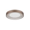 Trio lights Solea ceiling light LED brown, 1-light source
