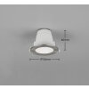 Trio lights Virunga recessed light LED matt nickel, 1-light source
