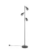 Reality lights Cadiz floor lamp black, 3-light sources