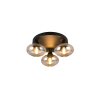 Reality lights Divina ceiling light black, 3-light sources