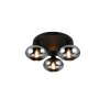 Reality lights Divina ceiling light black, 3-light sources