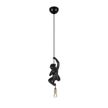 Reality lights Fips pendant light black, 1-light source