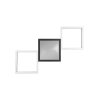 Reality lights Gelo ceiling light LED black, 1-light source