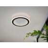 Reality lights Glace ceiling light LED black, 1-light source, Remote control