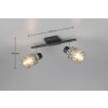 Reality lights Jack ceiling spotlight black, 2-light sources