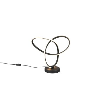 Reality lights Lando table lamp LED black, 1-light source