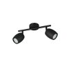 Reality lights Nancy ceiling spotlight black, 2-light sources
