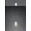 Reality lights Nara pendant light white, 1-light source