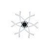 Reality lights Pollock ceiling light LED black, 1-light source