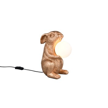 Reality lights Rabbit table lamp gold, 1-light source