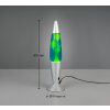 Reality lights Vesuv Lava lamp LED silver, 1-light source