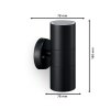 Philips Lights Wandleuchte outdoor wall light black, 1-light source