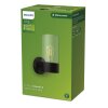 Philips Lights Flareon outdoor wall light black, 1-light source
