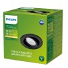Philips Lights Fresco recessed light black, 1-light source