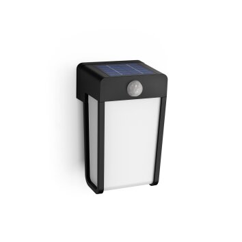 Philips Lights Shroud wall light LED black, 1-light source