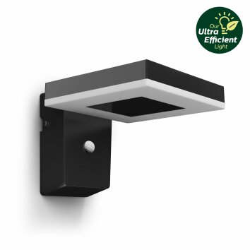 Philips Lights Zonal wall light LED black, 1-light source