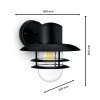Philips Lights Inyma wall light black, 1-light source