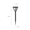 Philips Lights Vapora pedestal light LED black, 1-light source