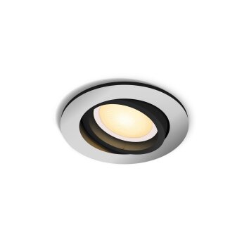 Philips Lights Milliskin recessed light silver, 1-light source