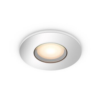 Philips Lights Adore recessed light silver, 1-light source