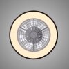 Leuchten Direkt lights LENO ceiling light LED black, 1-light source, Remote control, Colour changer