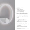 Leuchten Direkt lights ARCHIE wall light LED white, 1-light source, Remote control
