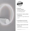 Leuchten Direkt lights ARCHIE wall light LED white, 1-light source, Remote control