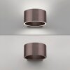 Paul Neuhaus lights Clipse wall light LED brown, 2-light sources