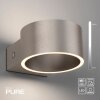 Paul Neuhaus lights Clipse wall light LED aluminium, 2-light sources