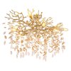 Globo lighting Queena ceiling light gold, 7-light sources