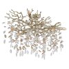Globo lighting Queena ceiling light gold, 7-light sources